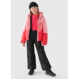 Dívčí lyžařská bunda 4F JUNIOR TECHNICAL JACKET-JWAW24TTJAF545-62S-RED · záber 4