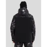 Pánská lyžařská bunda FUNDANGO Tilbury Logo Anorak-893-black camouflage · záber 4