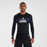 TARMAK Pánske spodné tričko NBA Lakers s dlhým rukávom čierne XS · záber 1