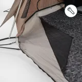QUECHUA Podlaha – náhradný diel stanu Tepee 5.2 Polycoton bez · záber 1