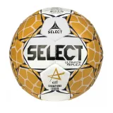 Hádzanárska lopta SELECT HB Ultimate replica EHF Champions League 3 - bielo-zlatá · záber 3