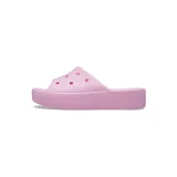 Dámské pantofle (plážová obuv) CROCS Classic Platform Slide flamingo · záber 3