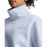 Dámská zateplená mikina UNDER ARMOUR UA Icon Fleece OS Mock Crew-BLU · záber 2
