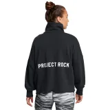 Dámská zateplená mikina s kapucí UNDER ARMOUR PROJECT ROCK PROJECT ROCK W Half Zip Pullover-BLK · záber 3