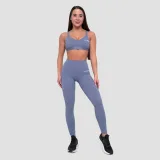 GymBeam Women‘s Essence Leggings Denim Blue - Velikost: XS | Barva: Modrá | Hmotnost: 0,15 kg | Balení: 80 · záber 4