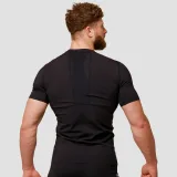 GymBeam Kompresní tričko Mid Black - Velikost: XXL | Barva: Čierna | Hmotnost: 0,2 kg | Balení: 65 · záber 3