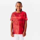 KIPSTA Detský futbalový dres Wavy Club červeno-čierny 8-9 r (131-140 cm) · záber 1