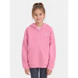 Dievčenská mikina so zipsom 4F JUNIOR SWEATSHIRT F2271-54S-PINK · záber 2