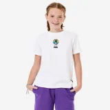 DECATHLON Detské tričko s Batmanom bielo-žlté 7-8 r (123-130 cm) · záber 2