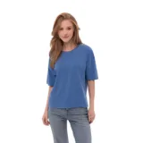 Dámské tričko s krátkým rukávem VOLCANO RODOS-601-BLUE · záber 1