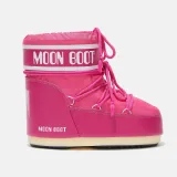 Dámske nízke zimné topánky MOON BOOT MB ICON LOW NYLON J003 BOUGAINVILLEA - Pohlavie: Zeny · záber 2