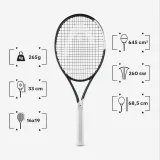 HEAD HEAD Speed MP UL2026 tenisová raketa 265 g čierno-biela GRIP 1 · záber 2