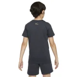 Dívčí tričko s krátkým rukávem NIKE B NSW N AIR TEE-070 DK SMOKE GREY METALLIC GOLD · záber 3