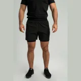 STRIX 2in1 shorts black - Velikost: S | Barva: čierna | Teža: 0,24 g | Pakiranje: 80 · záber 4