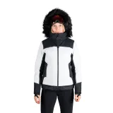Dámská lyžařská bunda NORTHFINDER TAYLER-212whiteblack · záber 3
