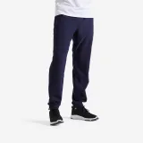 DOMYOS Pánske priedušné fitness tepláky tmavomodré L (W34 L34) · záber 1