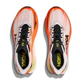 Pánska bežecká obuv HOKA Mach X 3 M white neon tangerine · záber 4