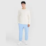 Pánské hladké tričko oversize s dlouhými rukávy - bílé · záber 2
