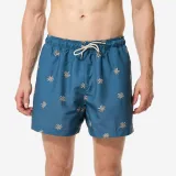 DECATHLON Pánske boardové šortky 100 Cycas na surfovanie modré S · záber 1