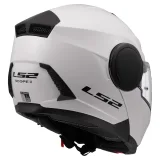 LS2 FF902 Scope II Solid Gloss White L (59-60) - Veľkosť: 59-60, L · záber 5