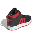 Chlapecká rekreační obuv ADIDAS Postmove Mid core black vivid red cloud white · záber 4