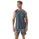 Pánské tílko 4F TSHIRT-4FWSS24TTSHM1319-22S-ANTHRACITE · záber 1