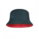 Klobúk BUFF TRAVEL BUCKET HAT COLLAGE RED-BLACK -RED-Standard · záber 3