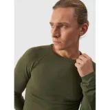 Pánské termo tričko s dlouhým rukávem 4F SEAMLESS UNDERWEAR-WAW24USEAM172-43S-KHAKI · záber 2
