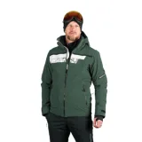Pánská lyžařská bunda NORTHFINDER VOLOS-550blackdarkgreen · záber 1