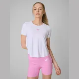 Dámské regular rychleschnoucí tréninkové tričko - bílé · záber 1