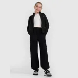 Dívčí slim fleece se stojáčkem - černý · záber 2