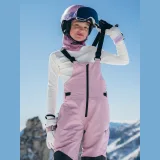 Snowboardové kalhoty membrána 10000 dívčí - růžové · záber 1