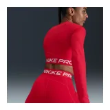 Dámské tréninkové tričko s dlouhým rukávem NIKE PRO PRO DF 365 CROP LS-657-Red · záber 5