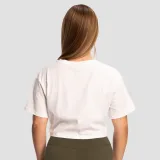 GymBeam Women‘s Limitless Cropped T-Shirt White - Veličina: XXL | Boja: Bijela | Težina: 0,1442 g | Pakiranje: 115 · záber 3