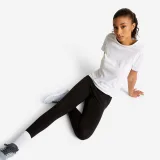 DOMYOS Dámske fitness legíny slim čierne L (W33 L31) · záber 2