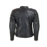 Dámska kožená moto bunda W-TEC Sheawen Lady Black Farba čierna, · záber 3