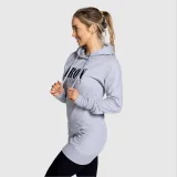 Dámská mikina Iron Aesthetics Longline, šedá · záber 4