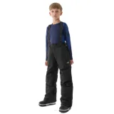 Chlapecké lyžařské kalhoty 4F JUNIOR TROUSERS FNK-JWAW24TFTRM656-20S-DEEP BLACK · záber 1