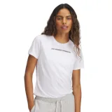 Dámské tréninkové tričko s krátkým rukávem UNDER ARMOUR UA TECH PTH GRAPHIC SSC-WHT · záber 1