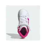 Dievčenská rekreačná obuv ADIDAS Grand Court Mid K cloud white shock pink grey two · záber 4