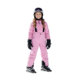 Dívčí lyžařské kalhoty - Velikost: 4213 | Barva: Kids Ski Pants - Solid-4213-Bonbon · záber 2
