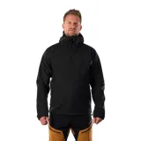 Pánska turistická bunda s kapucňou NORTHFINDER CLIFTON 270blackblack · záber 1