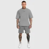 Pánska súprava Iron Aesthetics X Washed, sivá · záber 2