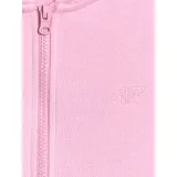 Dievčenská mikina so zipsom 4F JUNIOR SWEATSHIRT F2520-56S-LIGHT PINK · záber 4