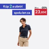 INESIS Dámska golfová polokošeľa MW500 s krátkym rukávom modrá L · záber 1