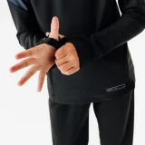 KIPSTA Detská futbalová mikina Viralto Club 1/2 zips sivo-čierna 7-8 r (123-130 cm) · záber 2
