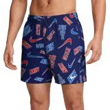 Férfi fürdőnadrág NIKE SWIM Breaker Tossed Logo 5 BLUE RED · záber 1