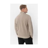 Pánska mikina so zipsom VOLCANO B-WILL-101-CREAM · záber 3
