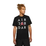 Pánske tričko s krátkym rukávom NIKE JORDAN AJ5 GFX SS CREW BLACK WHITE GYRED · záber 1