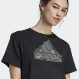 Dámské tričko s krátkým rukávem ADIDAS W ICONS TEE CRO-IM4255-black · záber 5